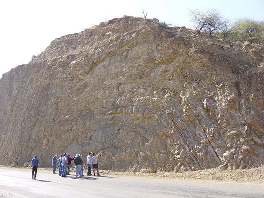 Another example of folded stratigraphy: Paleozoic sandstones, Tarija, SE Bolivia.